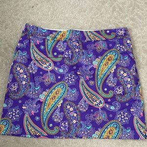 Loudmouth paisley skort.  Like new condition. Size 14.